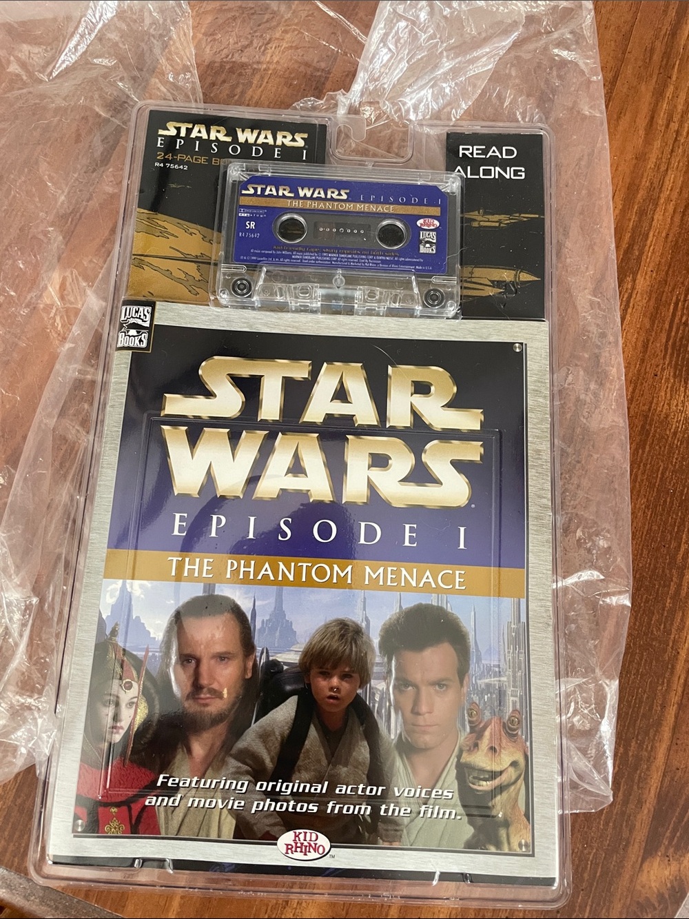 Star Wars Episode I: The Phantom Menace Read-Along Cassette - Black- New